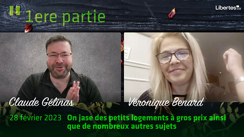 Véronique Benard et Claude Gélinas échangent, en ce mardi, 28 février 2023, 1ere partie