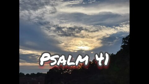 Psalm 41