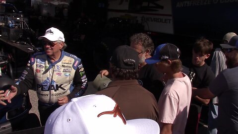 John Force Signs Autographs and Funny Car Start Up! Texas MotorPlex NHRA Oct. '23