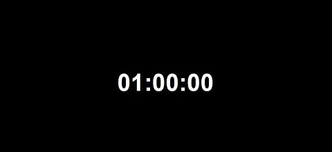 1 Hour Countdown Timer - Can You Stay Focused For This Long?