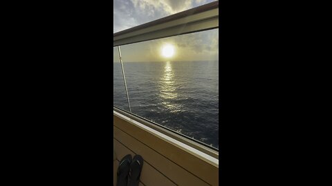 MSC Seashore | Sun set in balcony