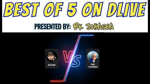 Best of 5 on Dlive! ELFSAR vs. Lady-cro_cheter