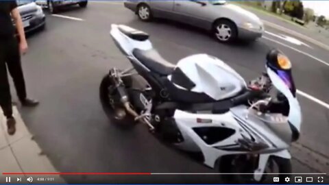 Police Officer Rips Guy Off Motorcycle & Slams Him On The Ground For NO Crime - Earning The Hate