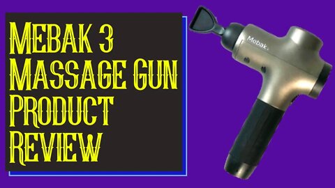 Mebak Percussion Gun Product Review | Best Massage Gun | Elite Healers Sports Massage