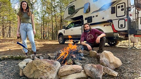 BACK TO TRUCK CAMPING A Realistic Day in the Forest