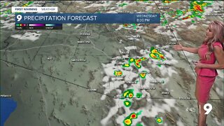 Storm chances go up again Thursday