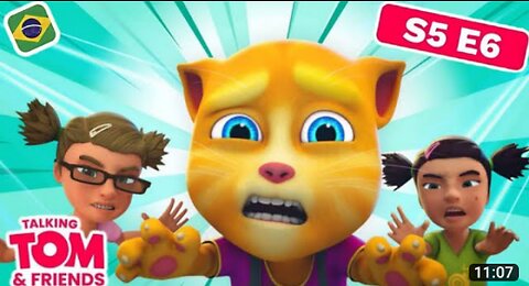 Talking Tom & Friends - Temporada 5° (Episodio 6) Ginger e a Garota Dublado