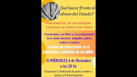 Salud de niños - Qué hacer frente al Abuso del Estado?