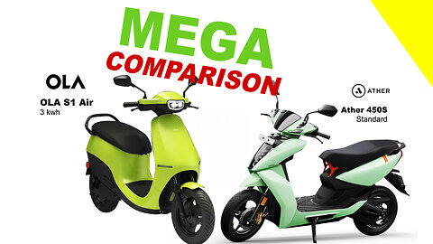 MEGA COMPARISON | OLA S1 Air vs Ather 450S | Kuch Bhi