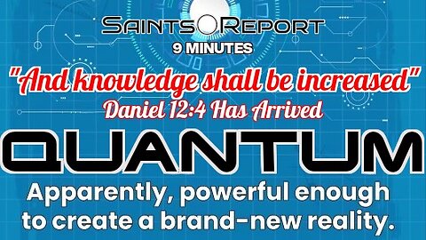 2775. Daniel 12:4 Has Arrived | 9 minutes