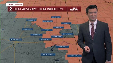 Heat Advisory Monday