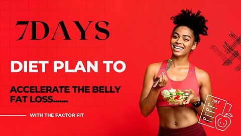 "Trim Down with our 7-Day Diet to Melt Body Fat Away"