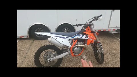 2022 KTM 350 SXF | Walkaround And First Start