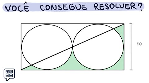 🤯 Quanto vale a área VERDE? (Desafio de Geometria Plana | Matemática)