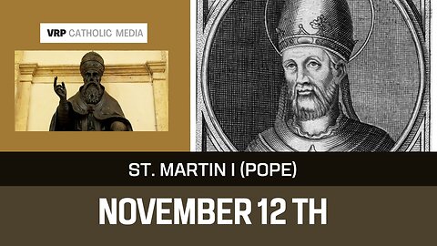 St. Martin I (74th Pope)