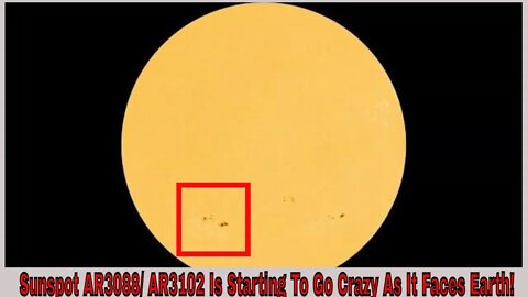 Sunspot AR3102 Has Grown 50% Today And Is Popping Off Solar Flares And CMEs!