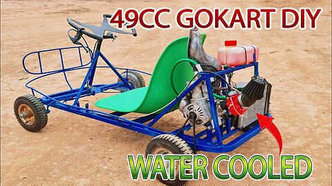 49cc Gokart Mini DIY Gasoline Water Cooled