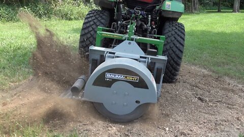 Tim Health Update. Stumped! Ash Tree vs. Deere 2038R Stump Grinder