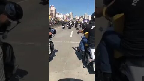 Bolsonaro na marcha para Jesus Cristo em Vitória