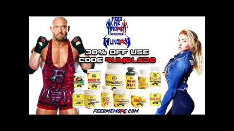 Ryback Rumble Feed Me More Nutrition 30% Off Sale Plus Free Mask and Beanie