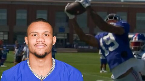 Kenny Golladay Catches 50-Yard Deep Ball From Daniel Jones | New York Giants