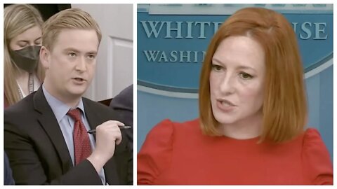 Peter Doocy ENDS Jen Psaki's Career Over Supreme Court Leak Question!