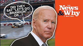 'LET'S GO BRANDON'? Reporter COVERS UP Anti-Biden Chant at Race | Ep 876