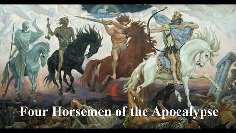 Four horsemen of the apocalypse, an astrological perspective.