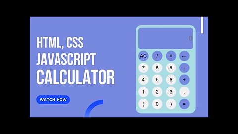 Calculator HTML CSS JS | Calculator App Project | How To Build A Calculator App With JavaScript