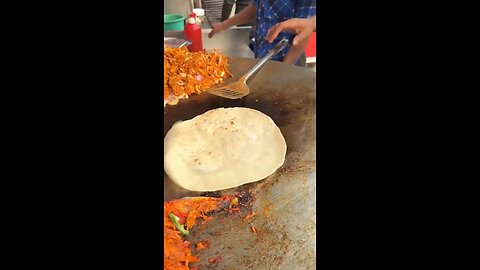 agg roll chapati street food