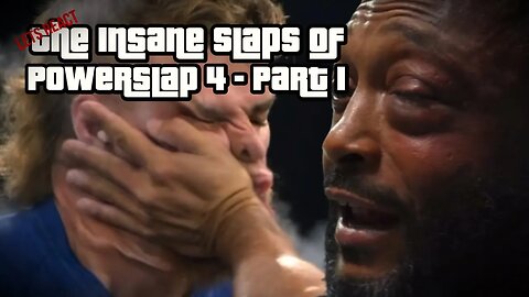 The Insane Slaps Of PowerSlap 4 - Part 1 #reaction