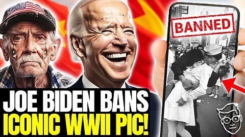 Biden BANS Iconic WWII 'The Kiss' Photo From Being Displayed Because Its 'Offensive' | Internet on 🔥