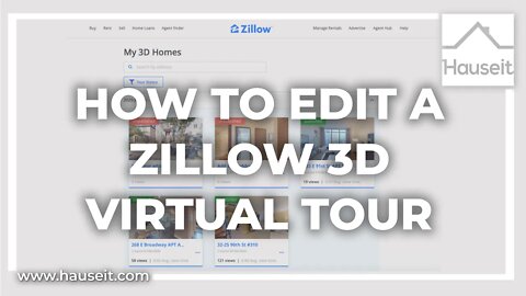 How to Edit a Zillow 3D Virtual Tour Using My 3D Homes on Desktop [Tutorial]