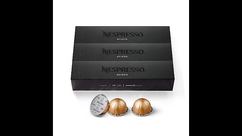 Nespresso Capsules VertuoLine, Melozio, Medium Roast Coffee,