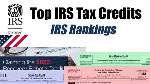 Top IRS Tax Credits - IRS Rankings for 10 Leading Tax Credits