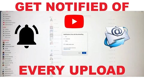 Best Method Of Being Notified Of YouTube Subscription Uploads 2020