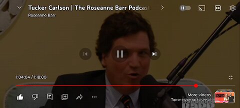 Roseanne Barr podcast with Tucker calls in part 8