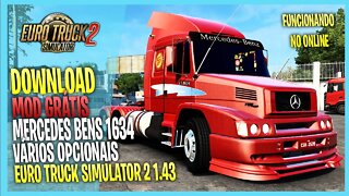 ▶️ETS2 Mercedes Bens LS 1634 Para EURO TRUCK SIMULATOR 2 1.43