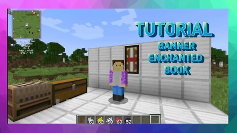 Minecraft: Enchanted Book Banner Tutorial