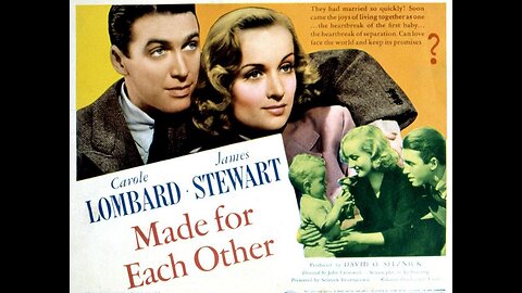 Made for Each Other ⭐️ FULL MOVIE ⭐️ Jimmy Stewart & Carole Lombard ⭐️ Romantic Comedy ⭐️ 1939