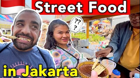 Street food celebration in Jakarta after Ramadan (We didn't expect this big change 🇮🇩)