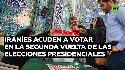 Los iraníes acuden a votar en la segunda vuelta de las elecciones presidenciales