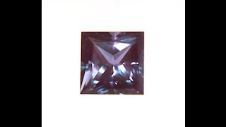 Lab Created Alexandrite – Chrysoberyl Princess Cut