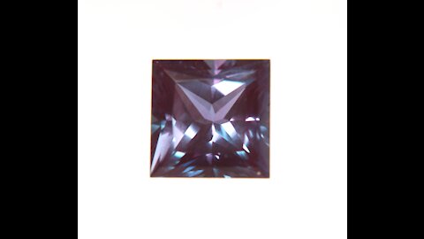 Lab Created Alexandrite – Chrysoberyl Princess Cut