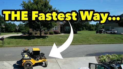 The FASTEST WAY EVER To Aerate and Seed a Lawn