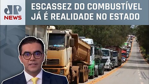 Sindicatos citam risco de faltar diesel em Minas Gerais; Cristiano Vilela analisa