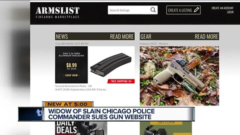 Widow of slain Chicago police commander sues gun website, traces back to Wisconsin