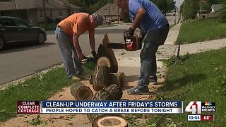 Merriam councilmen voluntarily clean up debris ahead of storm