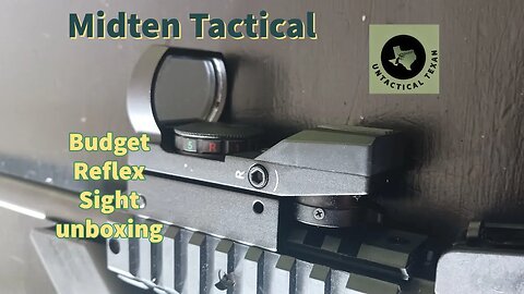 Midten Reflex Sight unboxing