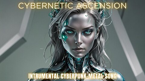 Cybernetic Ascension - Instrumental Cyberpunk / Industrial Metal Song, Rock, #synthwave #cybermetal